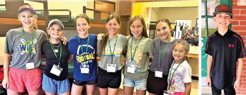 Castro County 4-H had eight youth attend the District 2 4-H Junior Leader Lab camp at Ceta Canyon this past week including the high school.