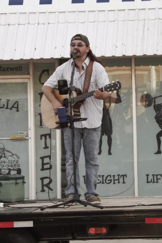 Ty Blackburn performed Tuesday evening of the 136th Swisher County Picnic Celebration