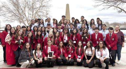 This past weekend, 60 amazing CTE students from Hereford High School represented Hereford High School at the SkillsUSA Texas District 3 competition. They competed across three major categories: Skilled &amp; Technical Occupational Leadership With 20-plus different contests — and several students competing in more than one event — their dedication and hard work truly paid off. More than 45 students brought home awards from the event.