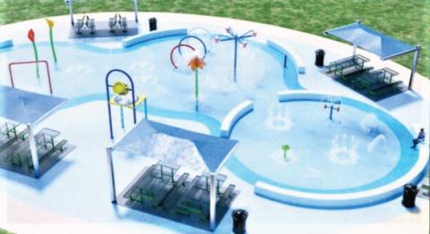 The City of Dimmitt is set to begin construction on the new splash part, which can hopefully be used by the last of summer. It will be located near the Dimmitt Skate Park.