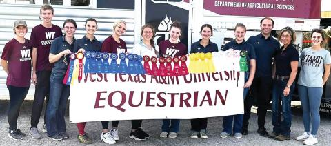 WTAMU Equestrian Team Leading region