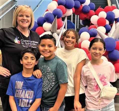 Students from DISD Richardson Elementary School