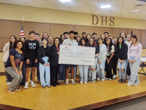 As part of Hereford Texas Federal Credit Union's commitment to supporting local communities, HTFCU recently donated $1,000 to the Dimmitt High School Class of 2026.