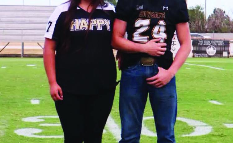 Happy High School Flame Queen Rocio Juarez and King JP Baggerman