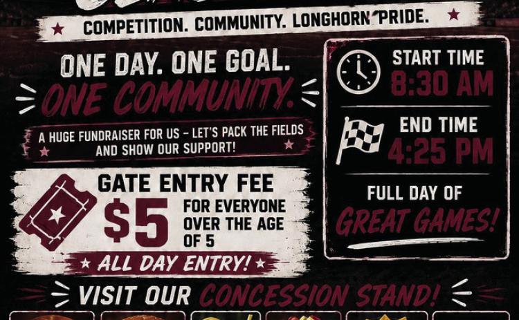 Saturday, June 5 the Hart Longhorns will be hosting a fund-raiser at 8:30 a.m. for the upcoming football season.