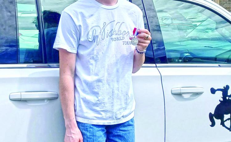 Happy’s Allen Kimbrough earned a silver metal for UIL state competition in vocals.
