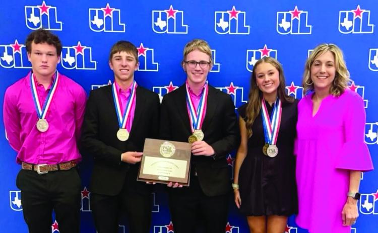 Happy Accounting Team coached by Mrs. Reinart placed 2nd in the State. Members of the team are Hays Wyatt, J’Lond Ferguson, AJ Seal, and Bree Reinart.