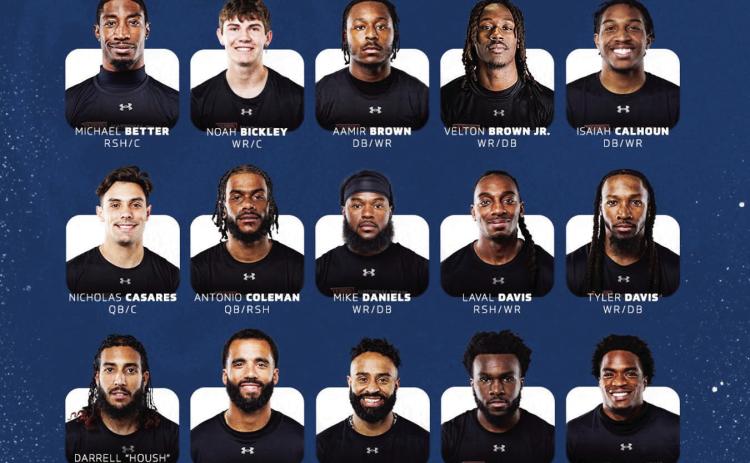 Congratulations to Hereford High School graduate Ja'Deion High (third row, third from left) on being selected to the final roster for the 2026 U.S. Men's National Flag Football Team! Ja'Deion will represent the United States at the International Federation of American Football (IFAF) Flag Football World Championship this August in Düsseldorf, Germany. A former Whiteface standout and Texas Tech Red Raider, Ja'Deion continues to make Hereford proud on the national stage.