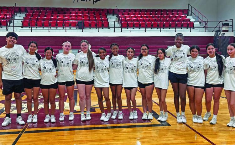Tulia Mini-Cheer Camp was held in the High School Gym last week. Girls from Pre-K through 6th grade learned the cheers and chants from the cheerleaders. The Mini Cheerleaders will be able to participate at football games this fall.