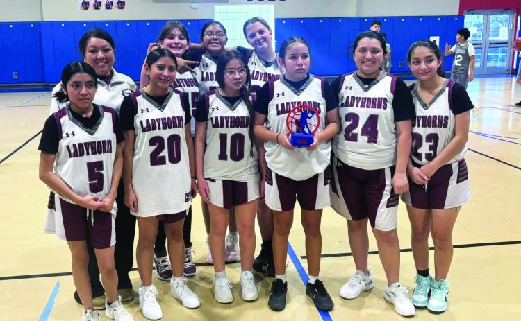 Hart Junior High basketball teams brought home second place at the Lubbock Tournament.