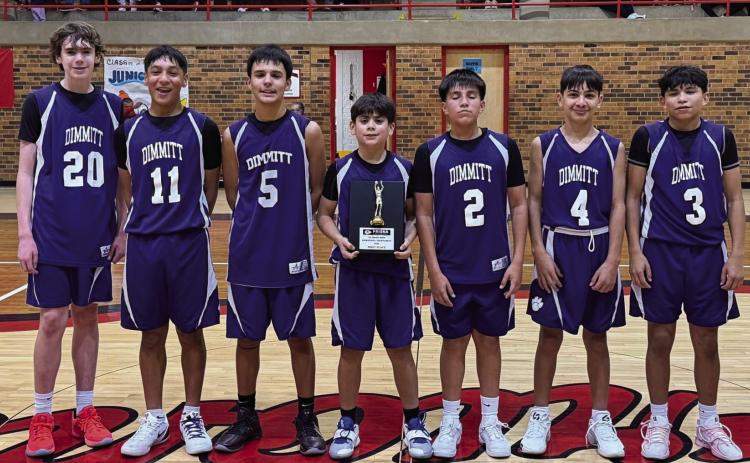 Dimmitt’s JH Boys 7th won the Friona Tournament Championship and the 8th won Consolation earlier in January.