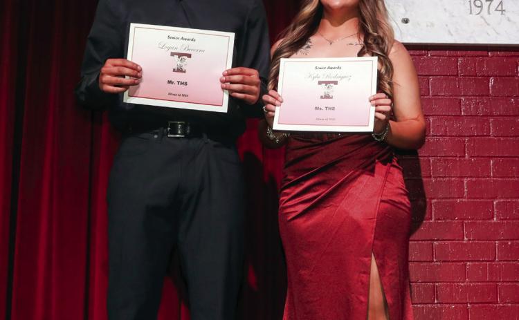 Mr. THS Logan Becerra and Ms. THS Kyla Rodriguez