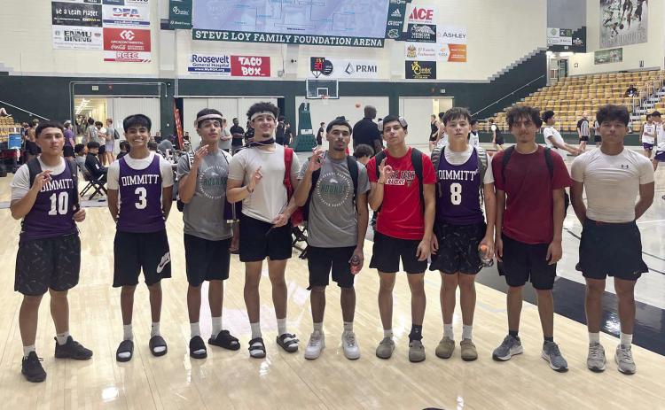 The Dimmitt Bobcats placed second at the ENMU Basketball Camp. They finished the camp with a 8-1 record.