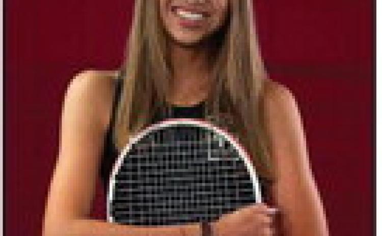 Hereford’s Macy Betzen topped Canyon’s Hannah Terry 6-2, 6-1 during the Herd’s match against Canyon Wednesday and Thursday.