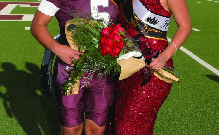Tulia High School Homecoming King Jacob Trevino and Queen Iceland Kelly