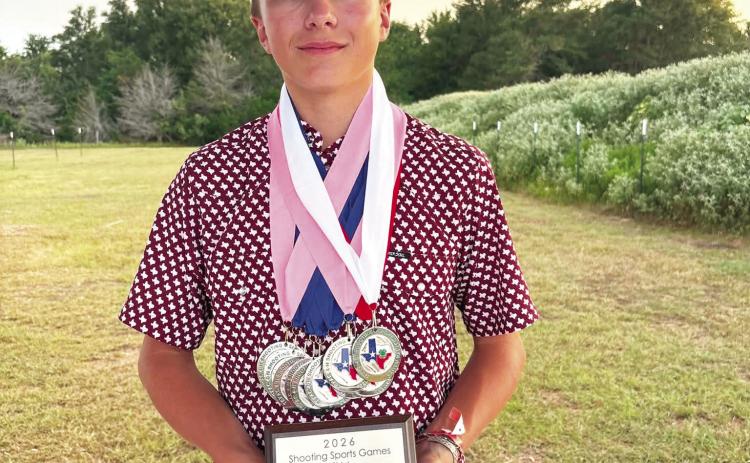 Rhett Reed - Texas 4-H Shooting Sports State Games 1st Hunter Decision Making 1st center fire metallic 1st center fire any site 1st .45 any site 1st .45 metallic 4th Running Targets Pistol overall champion any sites