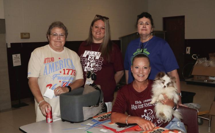 Preparing for Finish the Ride: Lynett Walker, Brooke Whitworth, Dixie Johnson, Kendra