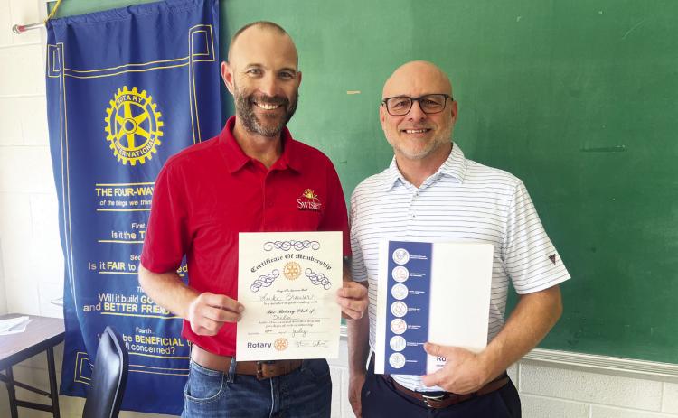 Rotary Club’s newest member – Luke Brewer