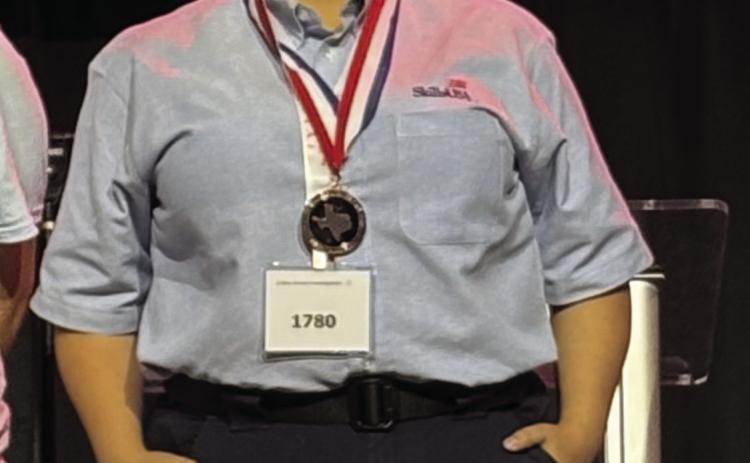 BRONZE WINNER--Placing with Bronze in the CSI Technical Test was Vanessa Mendoza.