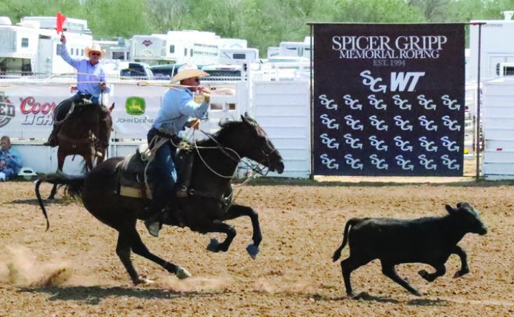 The Spicer Gripp Memorial Roping is one of the biggest annual events in Hereford and in the Texas Panhandle. (BRAND photo)