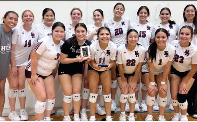 The Lady Whitefaces won the Silver Bracket of the Frenship Tournament last weekend. This week the team hosted Vega last night and play at Bushland Saturday.