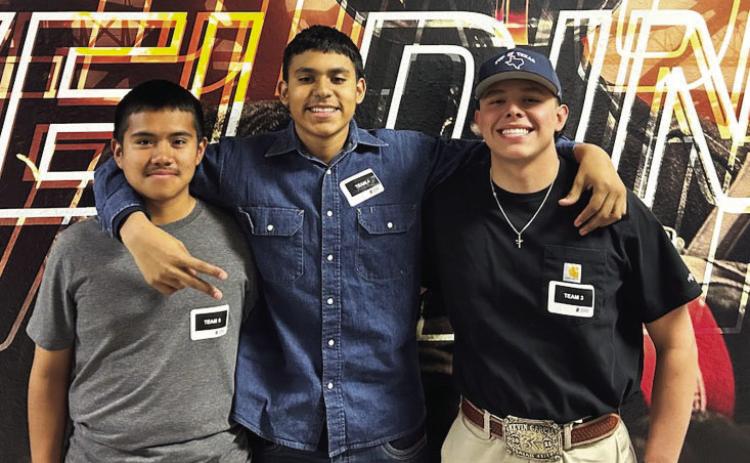 Great results in Dallas for Hereford High School welding students. Three welding students competed at Universal Technical Institute. Results from the competition were: 1st Place – Kevin Garcia, $7,000 scholarship; 5th Place – Emiliano Garcia, $2,000 scholarship and 7th Place – Diego Gonzalez, $2,000 scholarship