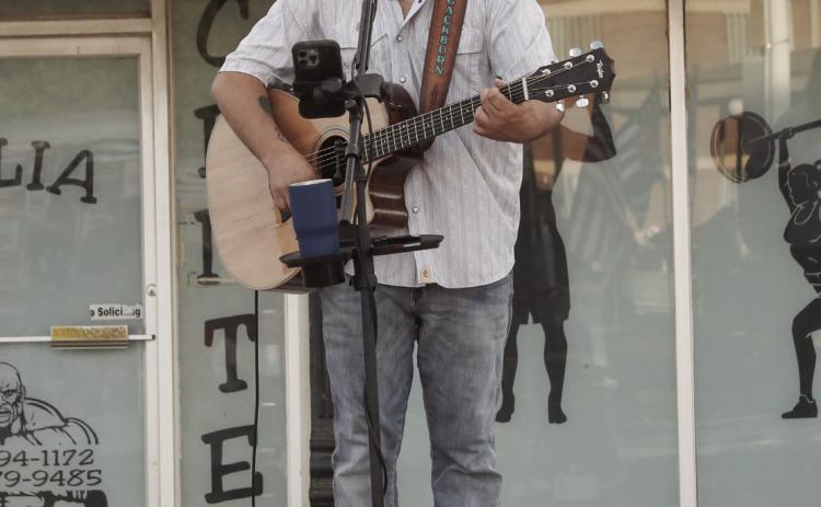 Ty Blackburn performed Tuesday evening of the 136th Swisher County Picnic Celebration